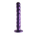 Ouch! - Silikonowe dildo G-Spot z koralikami - 20,5 cm Ouch! by Shots