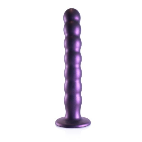 Ouch! - Silikonowe dildo G-Spot z koralikami - 20,5 cm Ouch! by Shots Ouch! - Silikonowe dildo G-Spot z koralikami - 20,5 cm Ouch! by Shots
