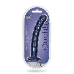 Ouch! - Silikonowe dildo G-Spot z koralikami - 20,5 cm Ouch! by Shots