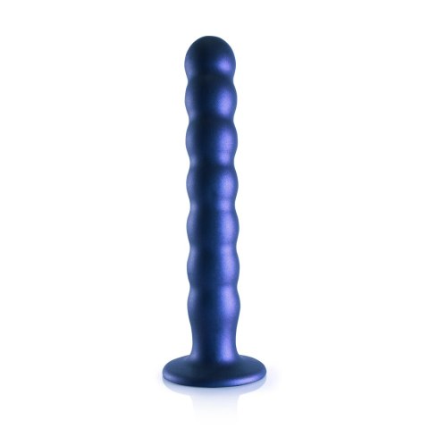 Ouch! - Silikonowe dildo G-Spot z koralikami - 20,5 cm Ouch! by Shots Ouch! - Silikonowe dildo G-Spot z koralikami - 20,5 cm Ouch! by Shots