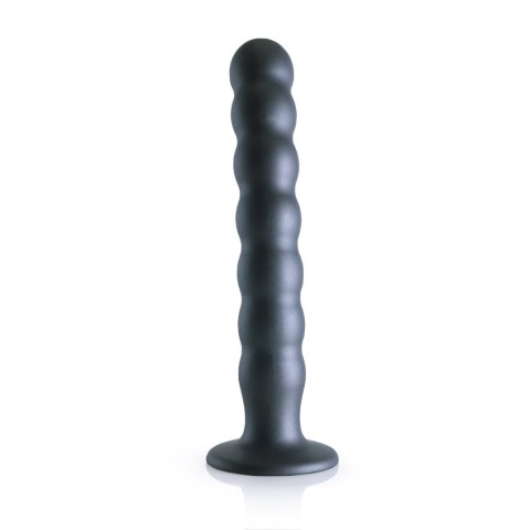 Ouch! - Silikonowe dildo G-Spot z koralikami - 20,5 cm Ouch! by Shots Ouch! - Silikonowe dildo G-Spot z koralikami - 20,5 cm Ouch! by Shots