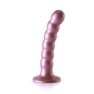 Ouch! - Silikonowe dildo z koralikami - 13 cm Ouch! by Shots Ouch! - Silikonowe dildo z koralikami - 13 cm Ouch! by Shots