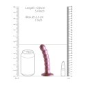 Ouch! - Silikonowe dildo z koralikami - 13 cm Ouch! by Shots