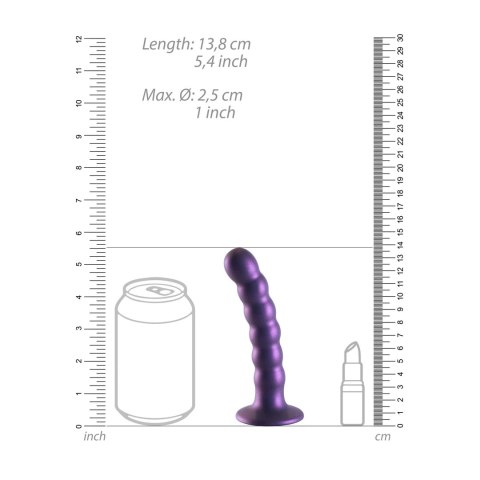 Ouch! - Silikonowe dildo z koralikami - 13 cm Ouch! by Shots Ouch! - Silikonowe dildo z koralikami - 13 cm Ouch! by Shots