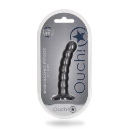 Ouch! - Silikonowe dildo z koralikami - 13 cm Ouch! by Shots
