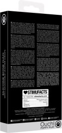 Ouch! - Silikonowy knebel z białą kością Ouch! by Shots