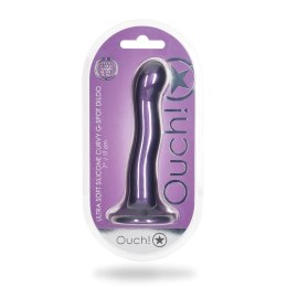 Ouch! - Ultra miękkie silikonowe dildo Curvy G-Spot - 17 cm Ouch! by Shots