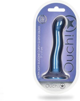 Ouch! - Ultra miękkie silikonowe dildo Curvy G-Spot - 17 cm Ouch! by Shots