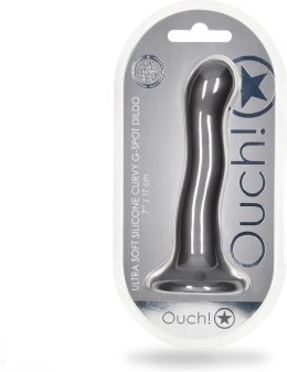 Ouch! - Ultra miękkie silikonowe dildo Curvy G-Spot - 17 cm Ouch! by Shots