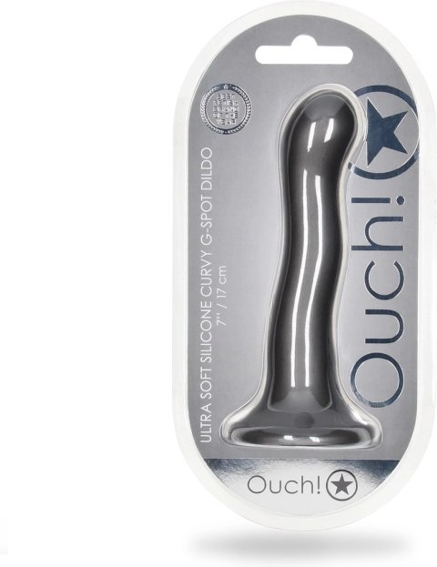 Ouch! - Ultra miękkie silikonowe dildo Curvy G-Spot - 17 cm Ouch! by Shots Ouch! - Ultra miękkie silikonowe dildo Curvy G-Spot - 17 cm Ouch! by Shots