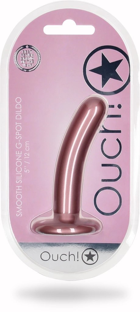 Ouch! - Wąskie silikonowe dildo z przyssawką 12 cm Ouch! by Shots Ouch! - Wąskie silikonowe dildo z przyssawką 12 cm Ouch! by Shots