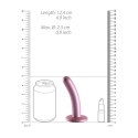 Ouch! - Wąskie silikonowe dildo z przyssawką 12 cm Ouch! by Shots