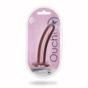 Ouch! - Wąskie silikonowe dildo z przyssawką 14,5 cm Ouch! by Shots