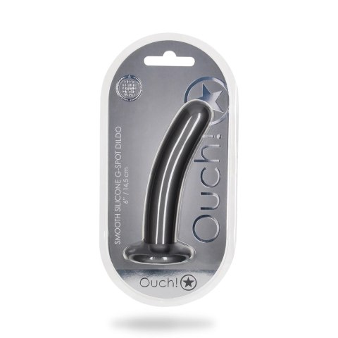 Ouch! - Wąskie silikonowe dildo z przyssawką 14,5 cm Ouch! by Shots Ouch! - Wąskie silikonowe dildo z przyssawką 14,5 cm Ouch! by Shots
