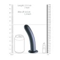 Ouch! - Wąskie silikonowe dildo z przyssawką 17 cm Ouch! by Shots