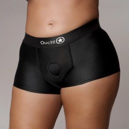 Ouch! - Wibrujące bokserki z paskiem - XL/XXL Ouch! by Shots