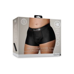 Ouch! - Wibrujące bokserki z paskiem - XL/XXL Ouch! by Shots