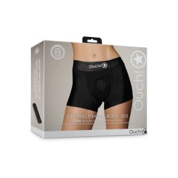 Ouch! - Wibrujące bokserki z paskiem - XS/S Ouch! by Shots