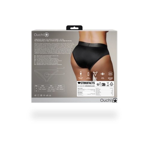 Ouch! - Wibrujące majtki z wysokim stanem - XL/XXL Ouch! by Shots Ouch! - Wibrujące majtki z wysokim stanem - XL/XXL Ouch! by Shots