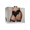 Ouch! - Wibrujące stringi z regulowanymi podwiązkami XL/XXL Ouch! by Shots