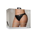 Ouch! - Wibrujący pasek na majtki z otwartym tyłem - XL/XXL Ouch! by Shots