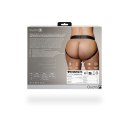 Ouch! - Wibrujący pasek na majtki z otwartym tyłem - XL/XXL Ouch! by Shots