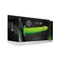 Ouch! - Zakręcone wypustki - dildo świecące w ciemności na pasku - 20 cm Ouch! by Shots