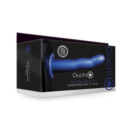 Ouch! - Zakrzywione, wydrążone dildo na pasku - 20 cm Ouch! by Shots