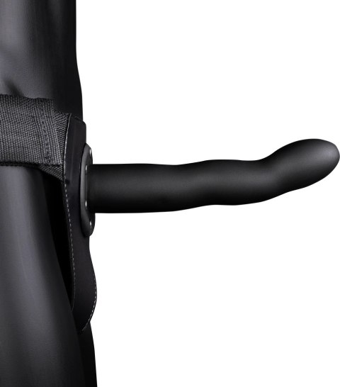 Ouch! - Zakrzywione, wydrążone dildo na pasku - 20 cm Ouch! by Shots Ouch! - Zakrzywione, wydrążone dildo na pasku - 20 cm Ouch! by Shots
