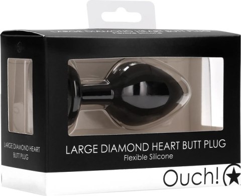 Ouch! - Korek analny z diamentem - duży Ouch! by Shots Ouch! - Korek analny z diamentem - duży Ouch! by Shots