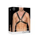 Ouch! - Skórzana uprząż z dużą klamrą Ouch! by Shots