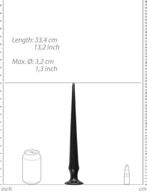 Ouch! - Teksturowane wężowe dildo 34 cm Ouch! by Shots Ouch! - Teksturowane wężowe dildo 34 cm Ouch! by Shots