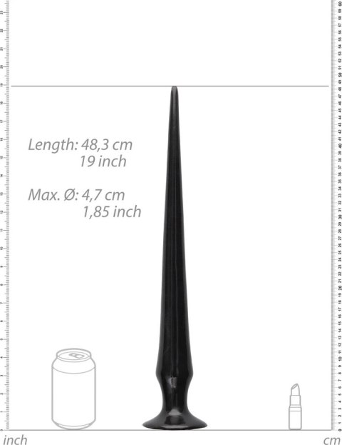 Ouch! - Teksturowane wężowe dildo 50 cm Ouch! by Shots Ouch! - Teksturowane wężowe dildo 50 cm Ouch! by Shots
