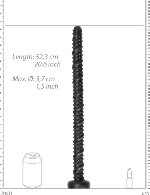 Ouch! - Teksturowane wężowe dildo - 55 cm Ouch! by Shots Ouch! - Teksturowane wężowe dildo - 55 cm Ouch! by Shots