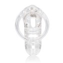 Klatka na penisa transparentna 11,5 cm - Chastity ManCage by Shots