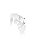 Klatka na penisa transparentna - Chastity 9,5 cm ManCage by Shots