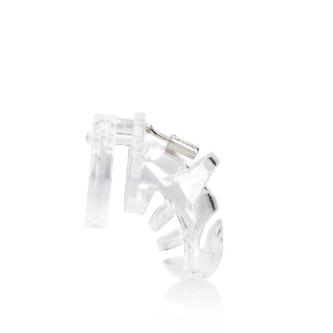 Klatka na penisa transparentna - Chastity 9,5 cm ManCage by Shots Klatka na penisa transparentna - Chastity 9,5 cm ManCage by Shots