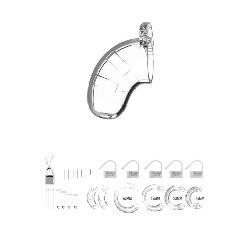 Klatka na penisa z pierścieniami 6,5 cm - Chastity Cock ManCage by Shots Klatka na penisa z pierścieniami 6,5 cm - Chastity Cock ManCage by Shots
