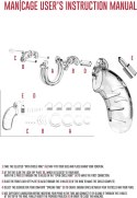 Klatka na penisa z pierścieniami 6,5 cm - Chastity Cock ManCage by Shots