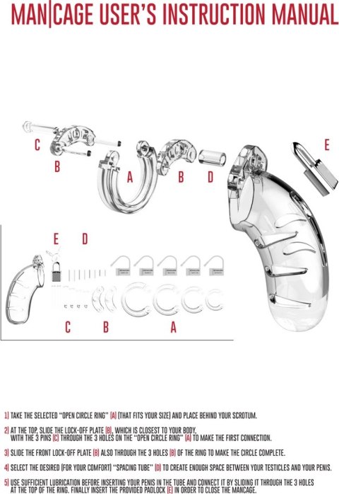 Klatka na penisa z pierścieniami 6,5 cm - Chastity Cock ManCage by Shots Klatka na penisa z pierścieniami 6,5 cm - Chastity Cock ManCage by Shots