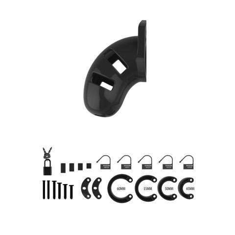 Klatka na penisa z pierścieniami 6,5 cm - Chastity Cock ManCage by Shots Klatka na penisa z pierścieniami 6,5 cm - Chastity Cock ManCage by Shots