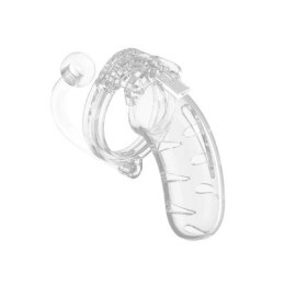 Klatka na penisa z plugiem 11,5 cm - Chastity ManCage by Shots