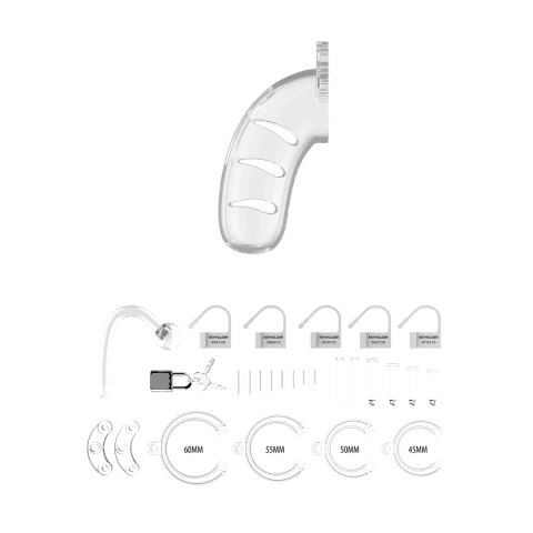 Klatka na penisa z plugiem 11,5 cm - Chastity ManCage by Shots Klatka na penisa z plugiem 11,5 cm - Chastity ManCage by Shots