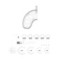 Klatka na penisa z plugiem 9 cm - Chastity ManCage by Shots