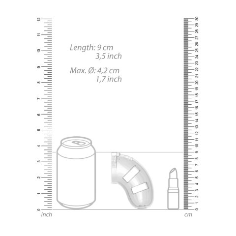 Klatka na penisa z plugiem 9 cm - Chastity ManCage by Shots Klatka na penisa z plugiem 9 cm - Chastity ManCage by Shots