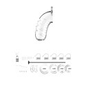Klatka na penisa z rozszerzaczem cewki 11,5 cm - Chastity Urethral ManCage by Shots