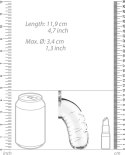 Klatka na penisa z rozszerzaczem cewki 11,5 cm - Chastity Urethral ManCage by Shots