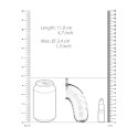 Klatka na penisa z rozszerzaczem cewki 11,5 cm - Chastity Urethral ManCage by Shots