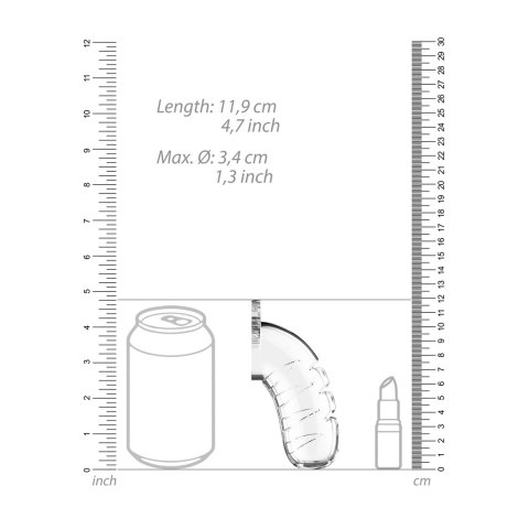 Klatka na penisa z rozszerzaczem cewki 11,5 cm - Chastity Urethral ManCage by Shots Klatka na penisa z rozszerzaczem cewki 11,5 cm - Chastity Urethral ManCage by Shots