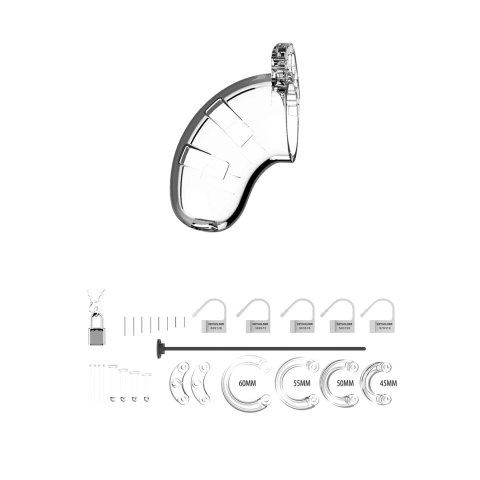 Klatka na penisa z rozszerzaczem cewki 9 cm - Chastity Urethral ManCage by Shots Klatka na penisa z rozszerzaczem cewki 9 cm - Chastity Urethral ManCage by Shots